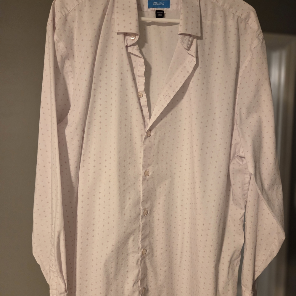 Men's Pink Button-Up Shirt